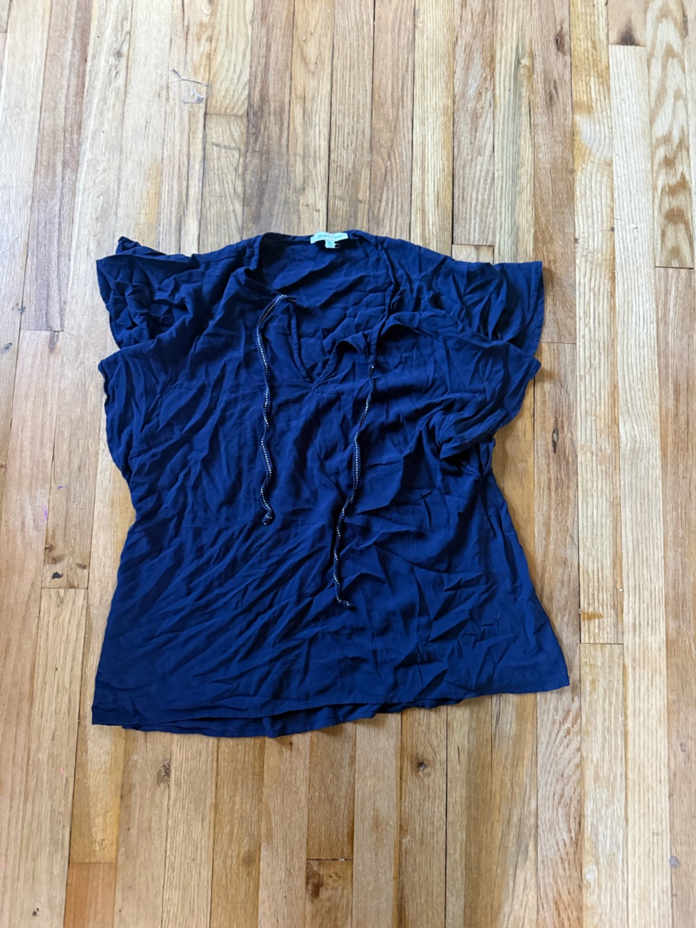 Grace & Lace Navy Relaxed Swim Cover-Up Tunic